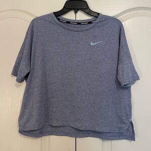 Nike Blue Running T-Shirt, Size Medium
